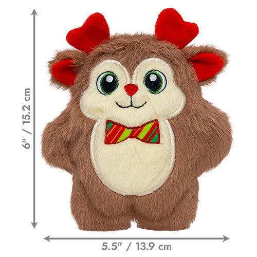 KONG - Dog Holiday Snuzzles - Bow Tie Reindeer
