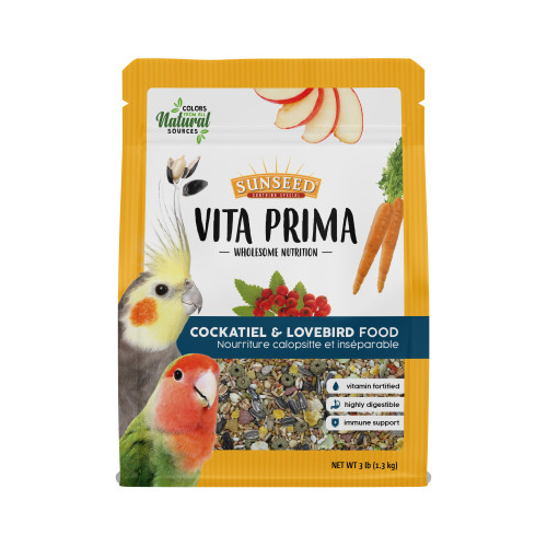 Sunseed - Vita Prima Cockatiel & Lovebird Food - 3 lb