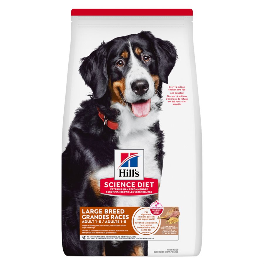 Hill's Science - Large Dog Breed Diet - Lamb Meal & Brown Rice