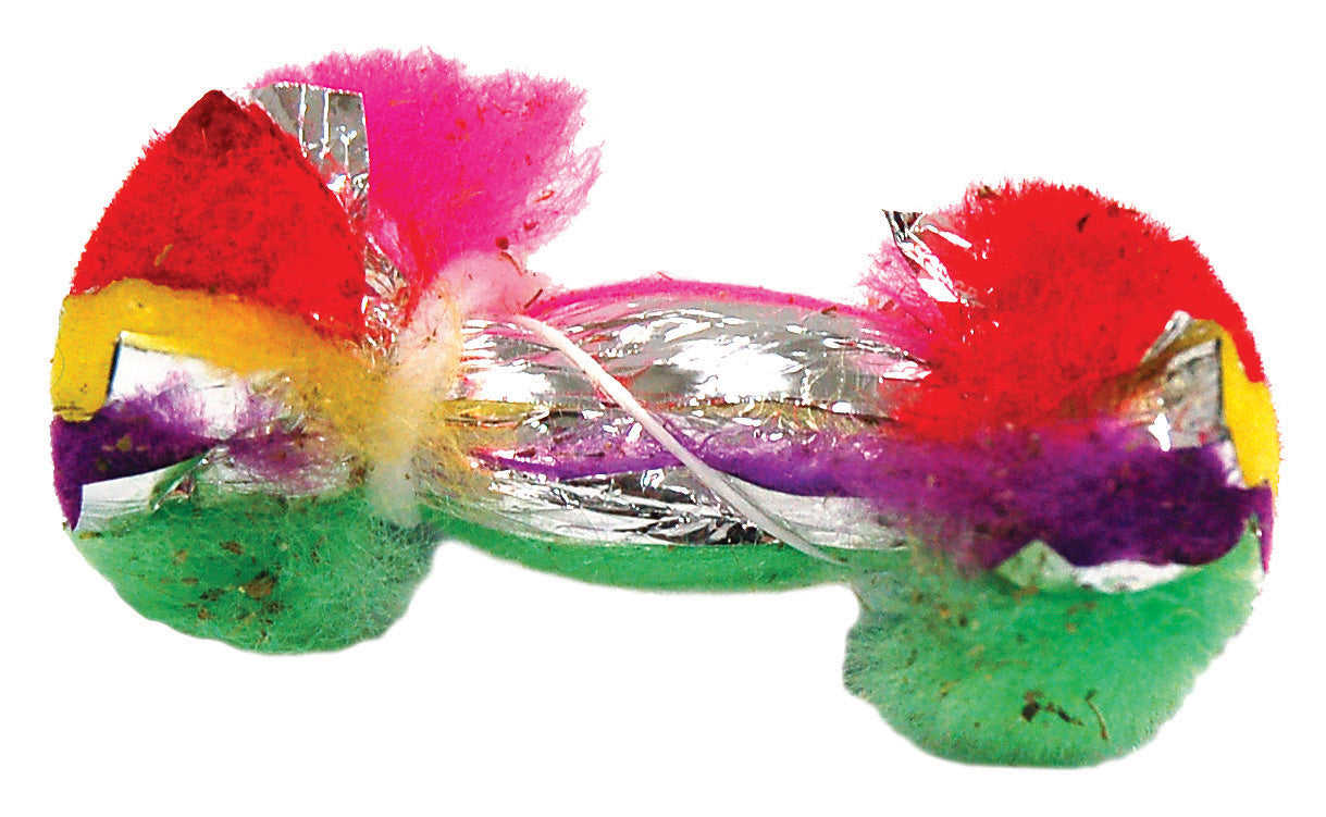 CANCOR - Crinkle Cat Dumbbell with Catnip