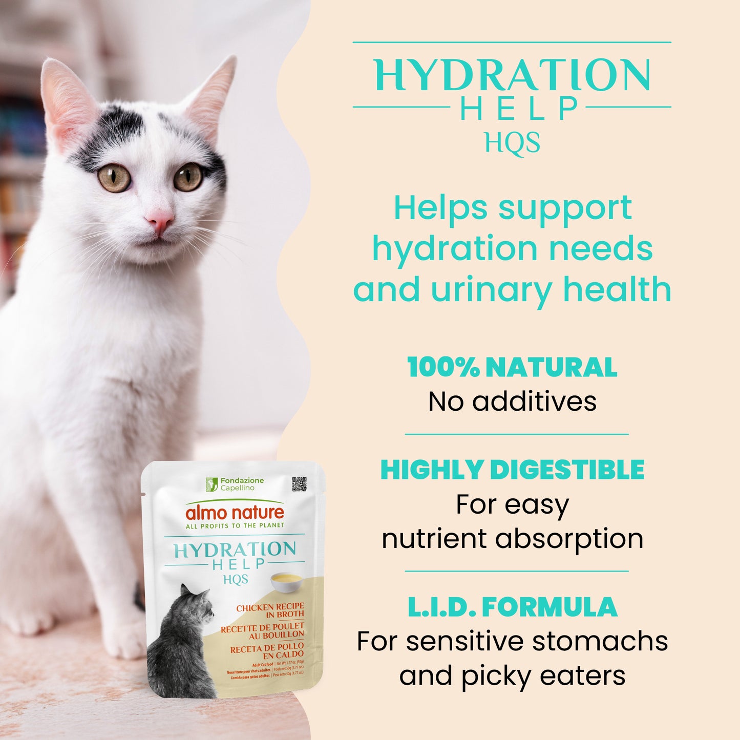 Almo Nature - HQS Hydration Help - Chicken Recipe In Broth