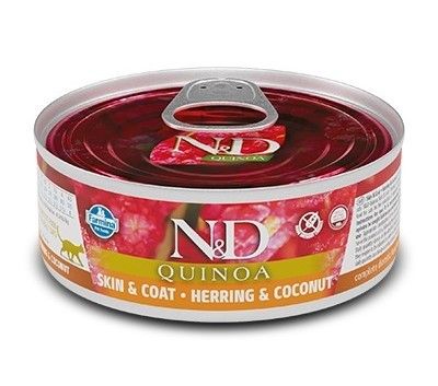 Farmina N&D - Quinoa Skin & Coat Herring & Coconut - Cat Wet Food