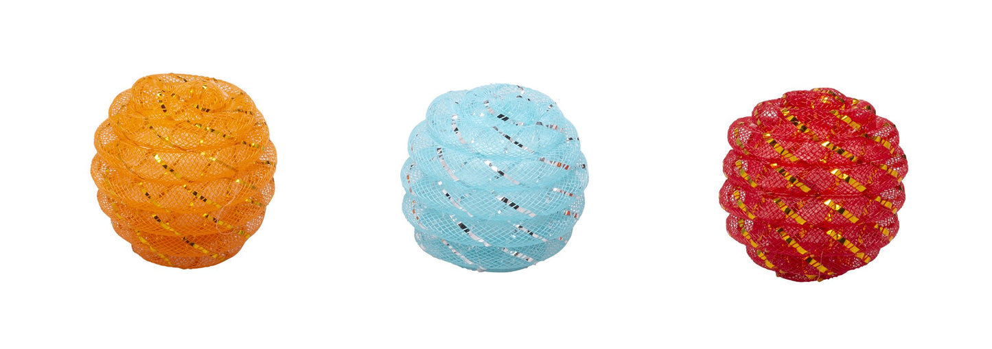 Bud'Z - Cat Coloured Spiral Ball