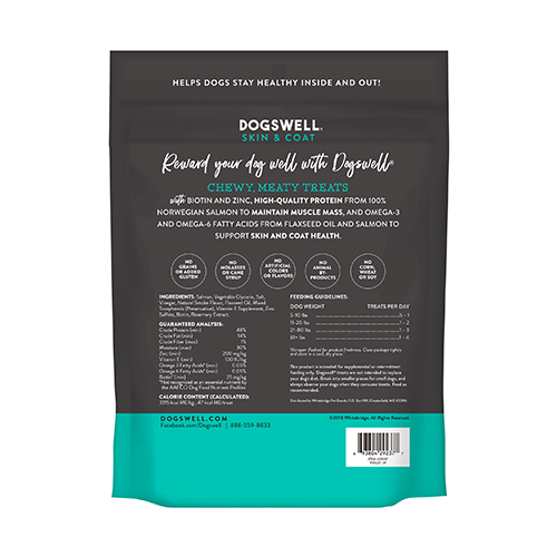 Dogswell Skin & Coat Salmon Jerky Dog Treat 10oz