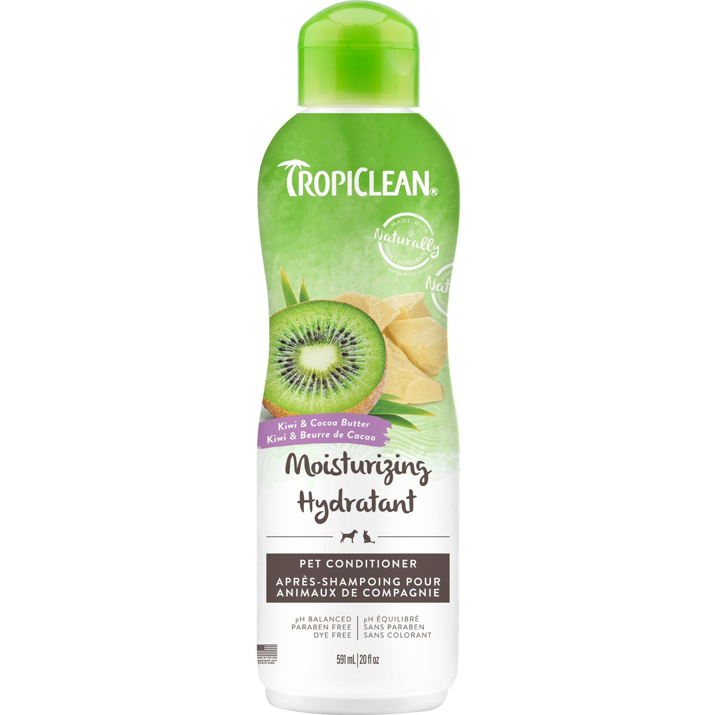 Tropiclean - Moisturizing Pet Conditioner - Kiwi & Cocoa Butter