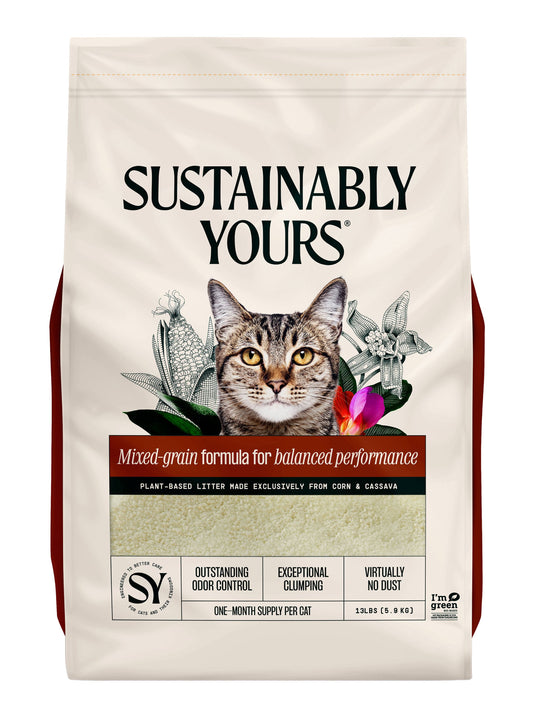 Sustainably Yours - Cat Litter - Mixed-grain formula