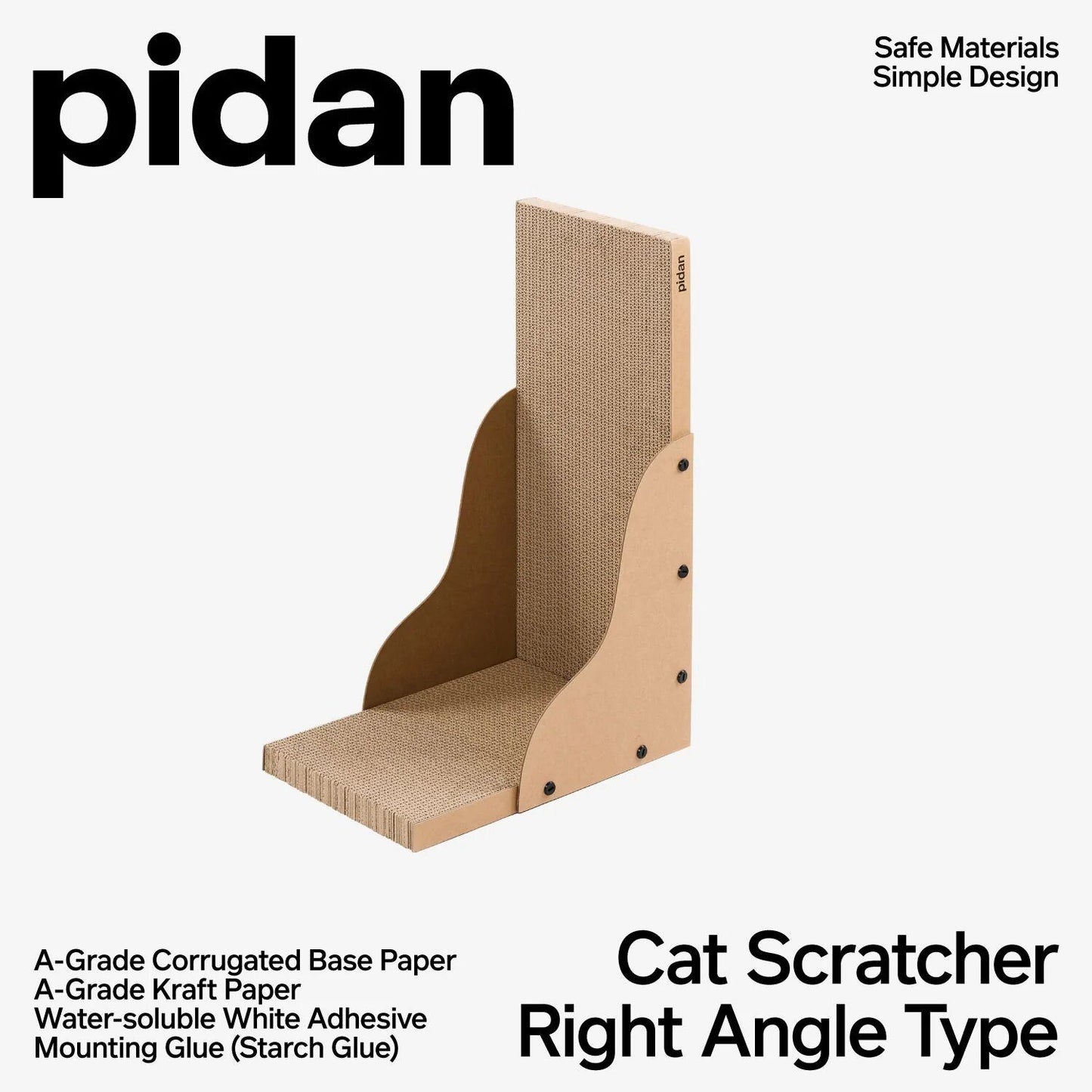 Pidan - Cat Scratcher Board – Straight Angle Style