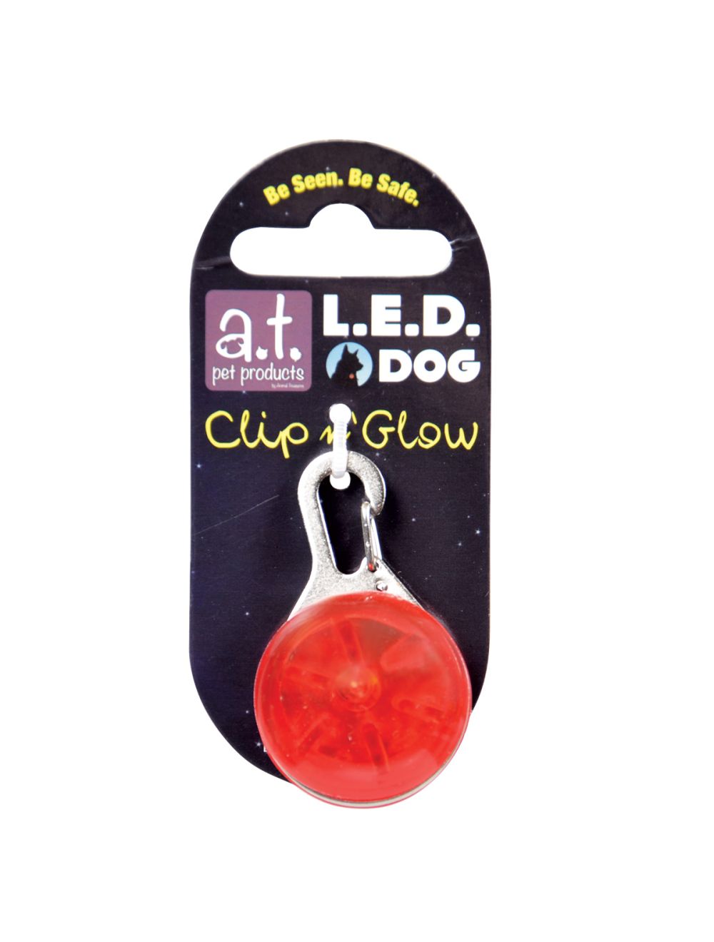 Animal Treasures - LED Clip on Glow Tag