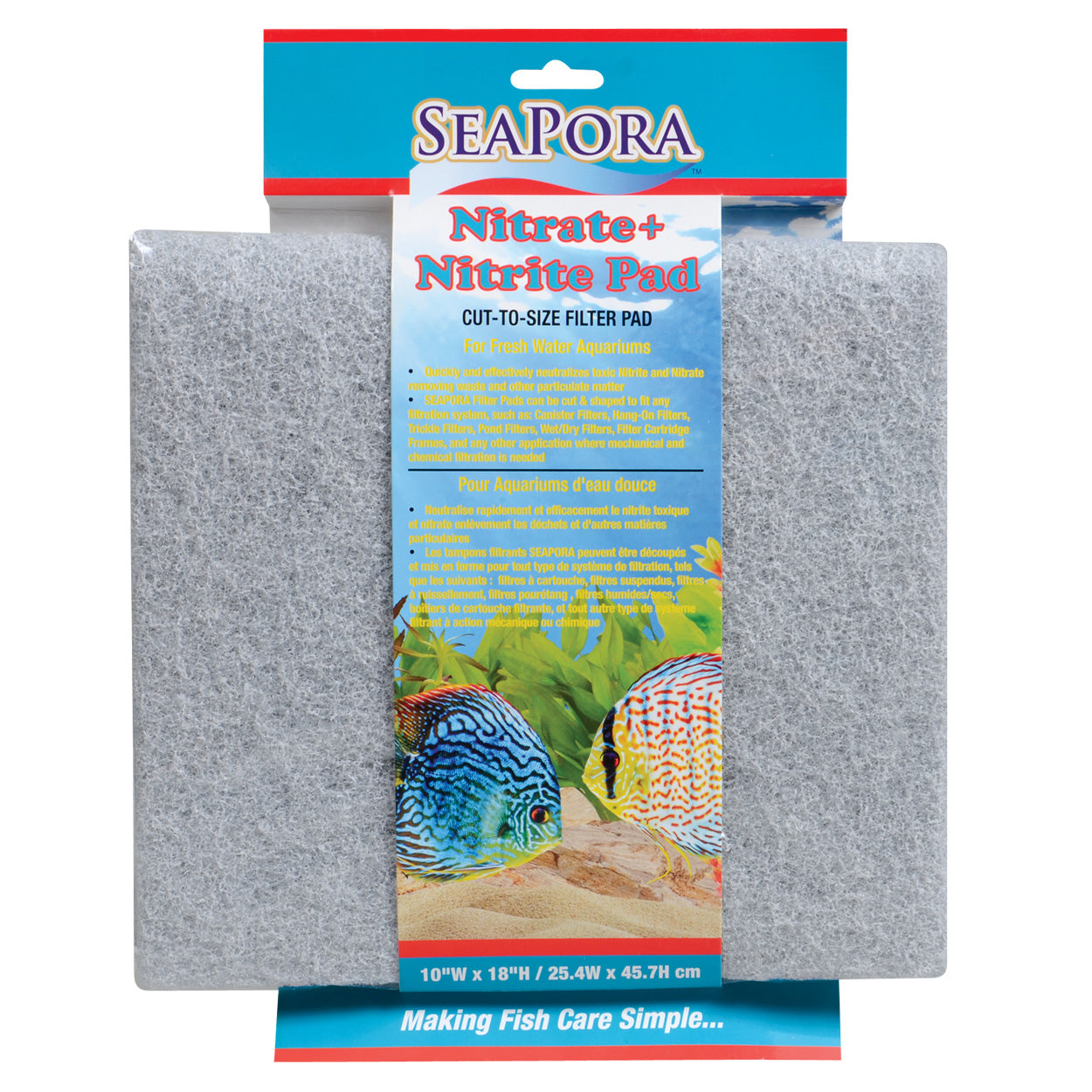 Seapora - Aquarium Filter Pads 18" x 10"