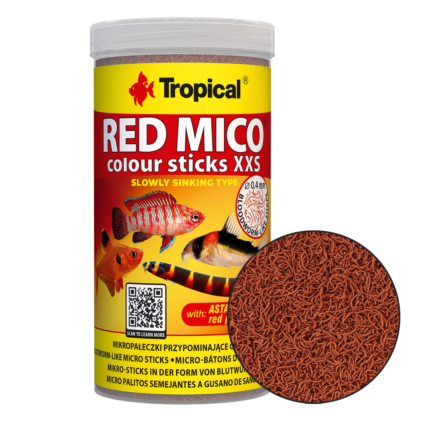 Tropical - Red Mico Color Sticks