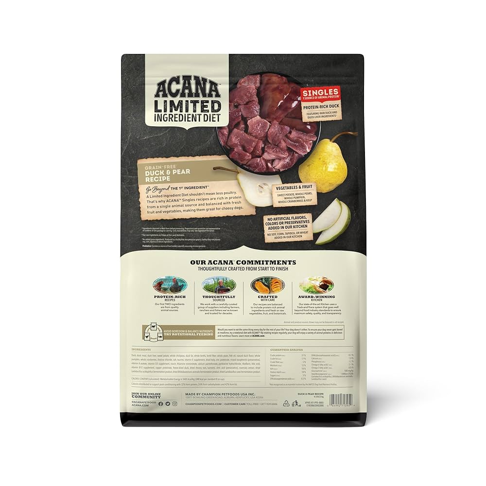 Acana - Dog - Duck & Pear