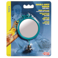 Living World Double-sided Mirror with Bell - Large - 7 cm (2.8in)