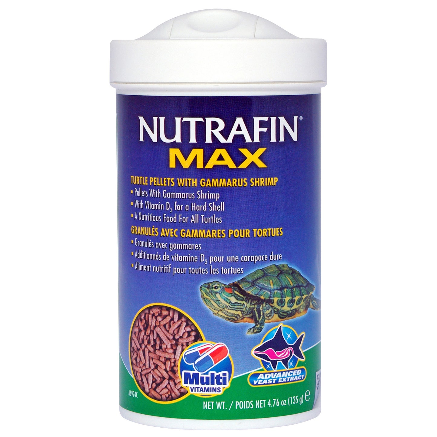 NUTRAFIN - Max - Turtle Pellets w/ Gammarus Shrimp