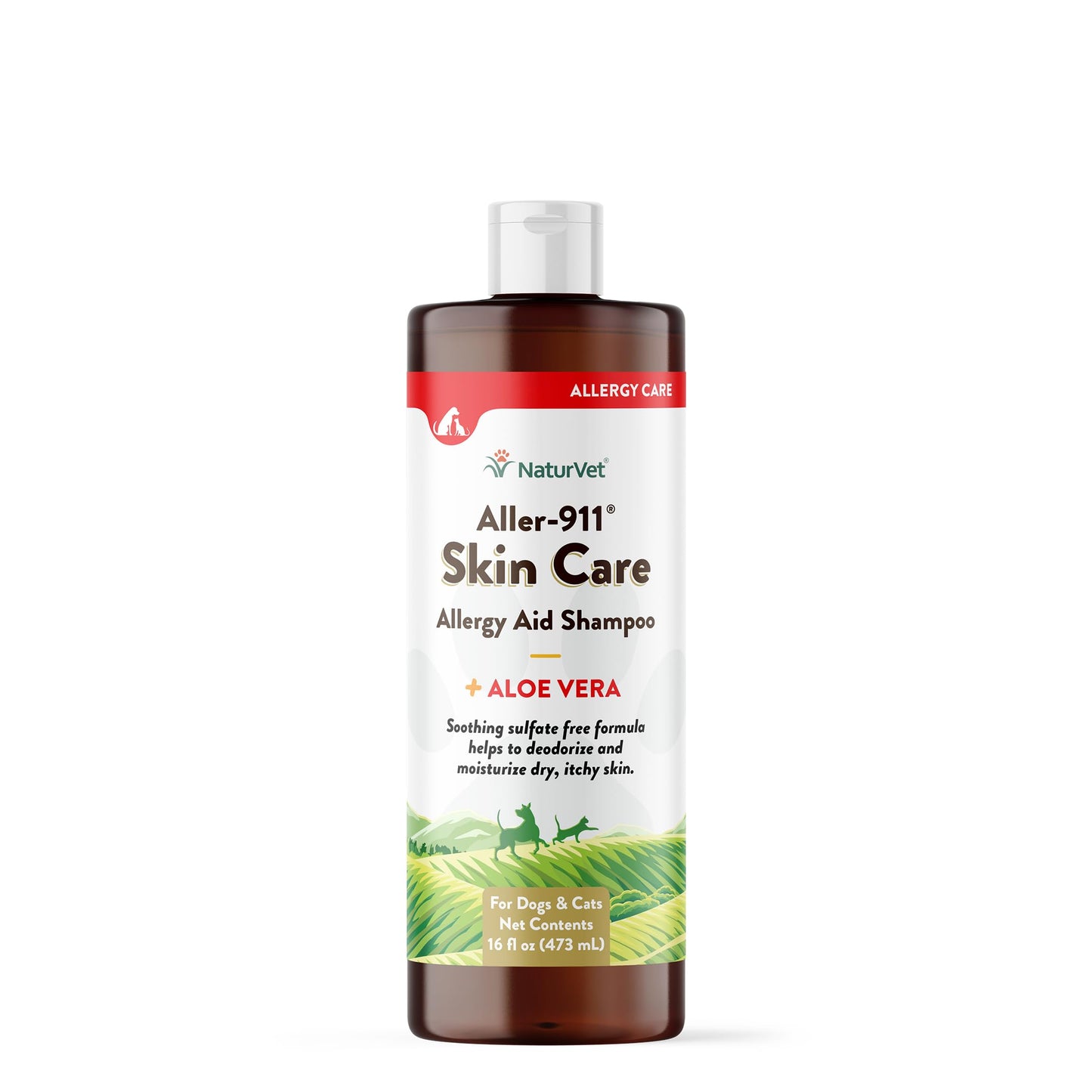 NaturVet Aller-911 Skin Care Shampoo 16oz