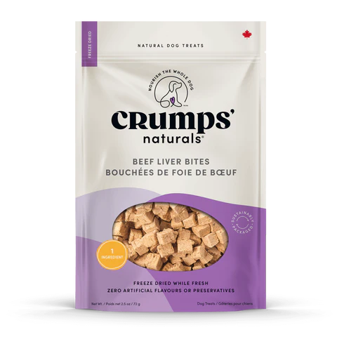Crumps' Naturals - Beef Liver Bites Dog Treat