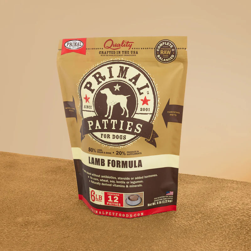 Primal Frozen Patties for Dogs
