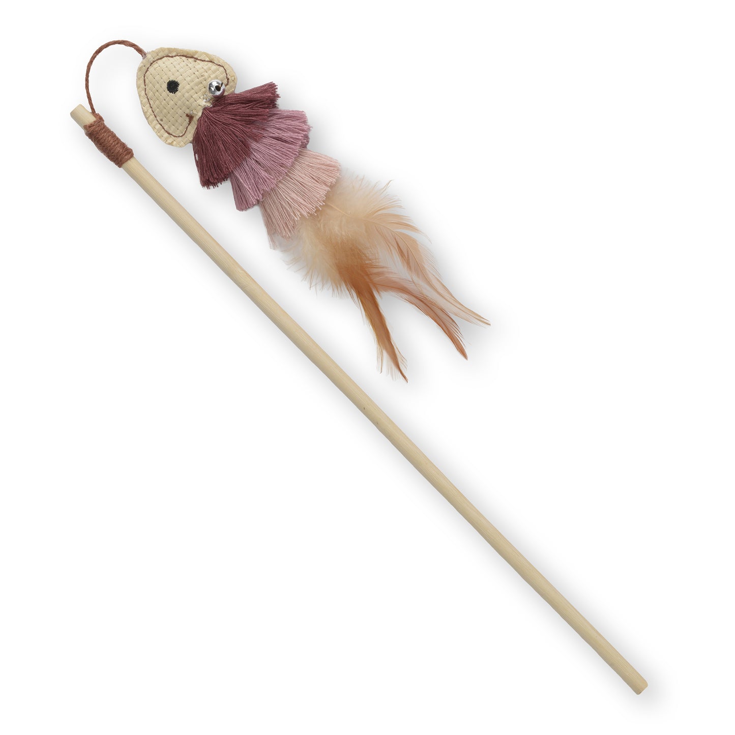 CATIT - Cat Toy - Fish Teaser w/ Feather Tail