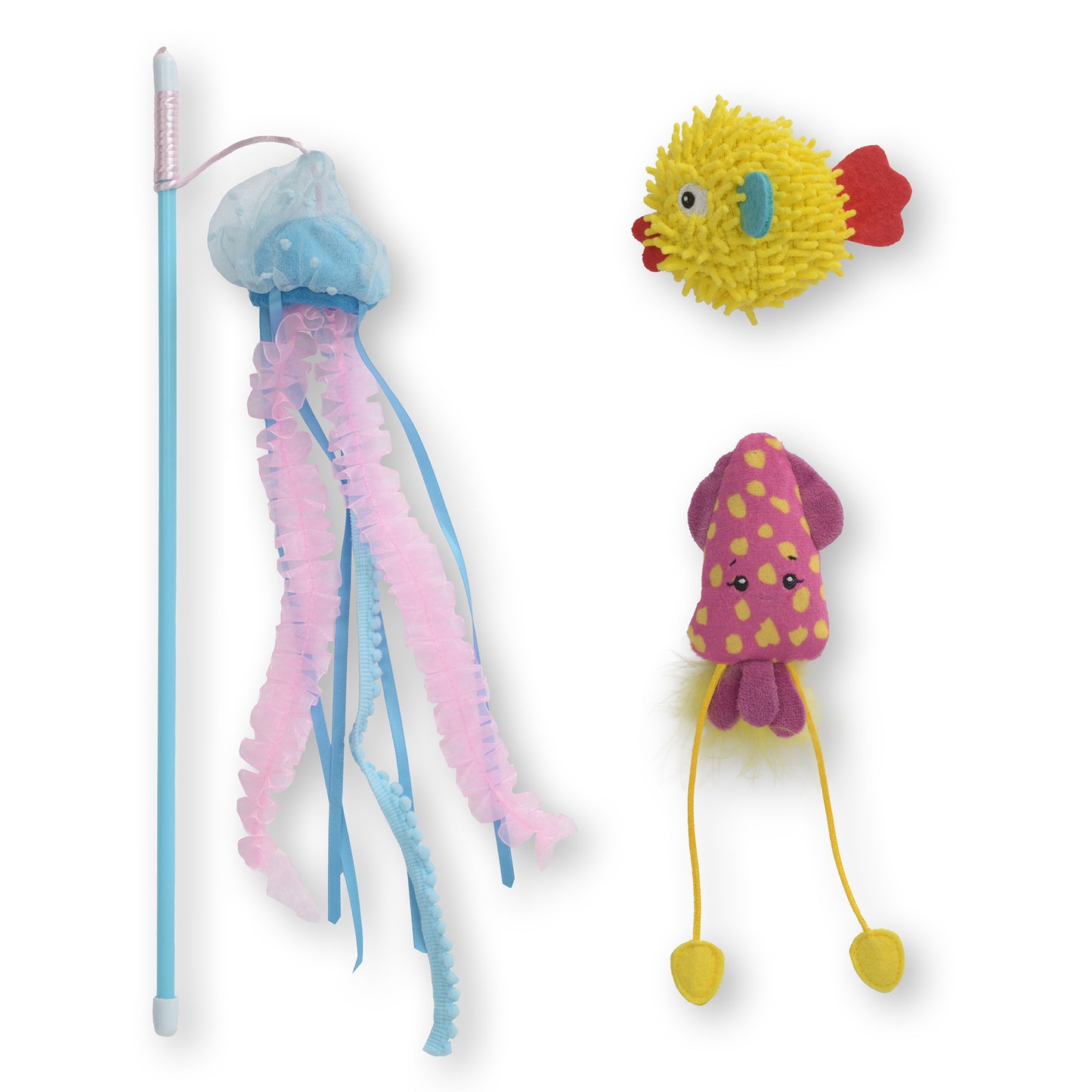 CATIT - Cat Toy - Sea Animal Set - 3pk