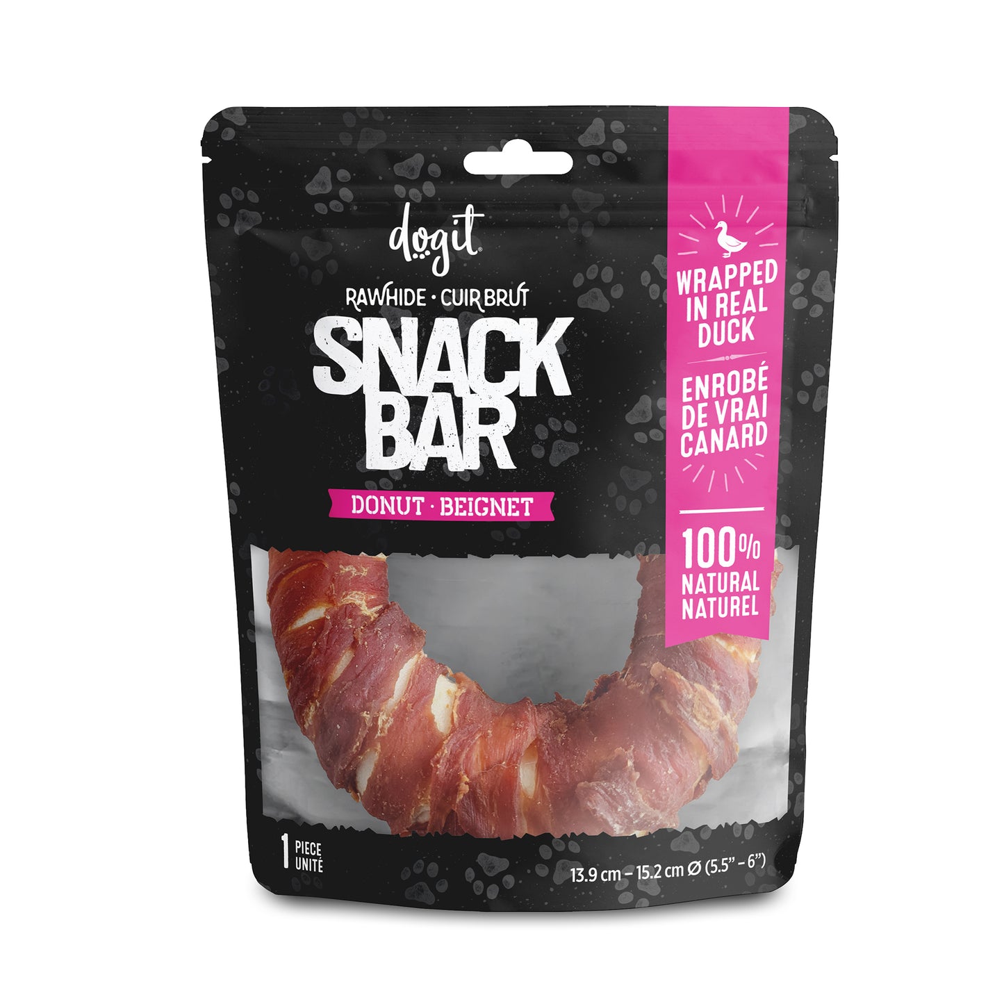DOGIT - Rawhide - Duck-Wrapped Donut