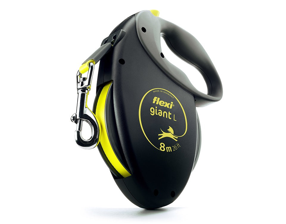Flexi Retractable Leash | Giant Neon Tape