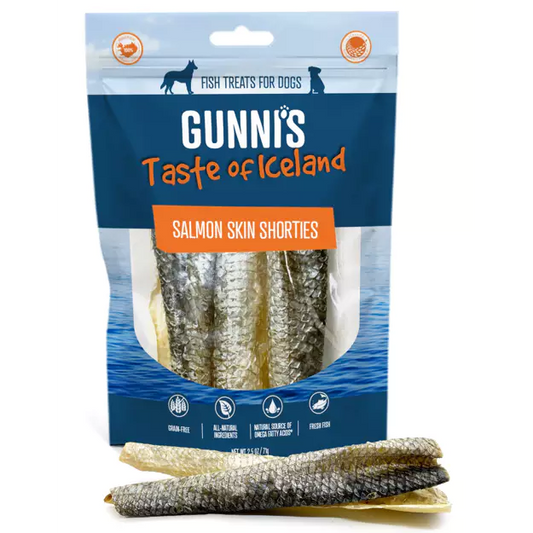 Gunni's Taste of Iceland Salmon Skin Shorties