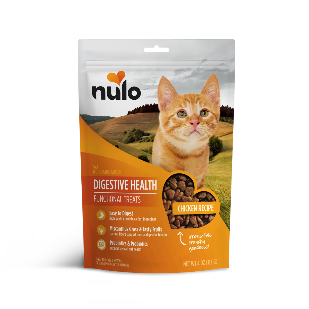 Nulo - Digestive Health Functional Crunchy Cat Treat Chicken Recipe