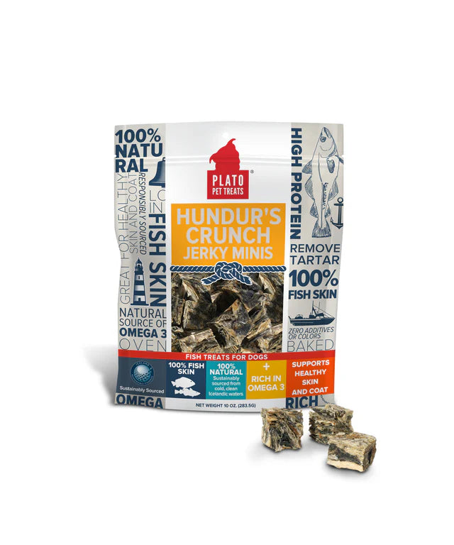Plato Pet - Hundur's Crunch Jerky Fish Dog Dental Treats