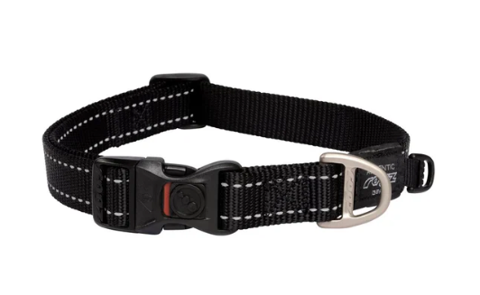 Rogz - Classic Dog Collar Black