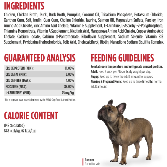 Nulo - Stews Grain-Free - Small Breed Chicken, Duck & pumpkin