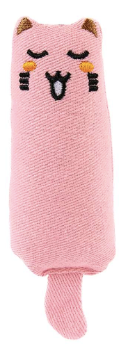 BrookBrand - Rustle Catnip Cat, Pink