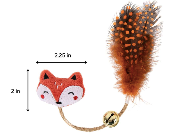 BrookBrand - Orange Fox Rope Bell