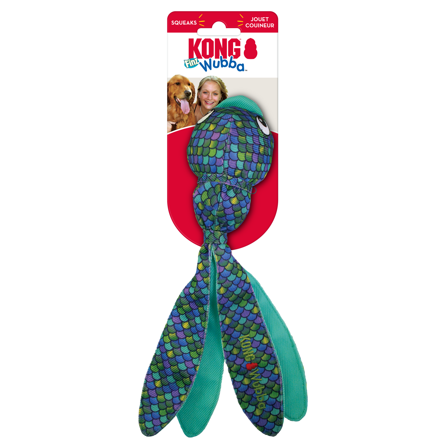 Kong Wubba Finz Dog Toy