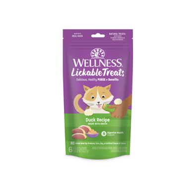 WELLNESS KITTLES GRAIN FREE LICKABLE SOFT PUREE CAT TREATS 2.5OZ
