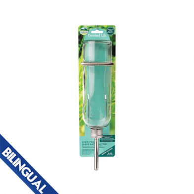 Oxbow Animal Health™ Enriched Life Chew Proof Glass Water Bottle