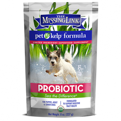 The Missing Link® Pet Kelp® Formula Probiotic Blend Limited Ingredient Superfood Supplement for Dogs 8 oz