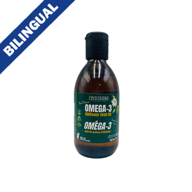 LIVSTRONG Omega-3 Ahiflower Seed Oil Cat & Dog Health Support