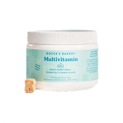 Bocce's Bakery Multivitamin Food Supplement for Dogs 60 Soft Chews (180G)