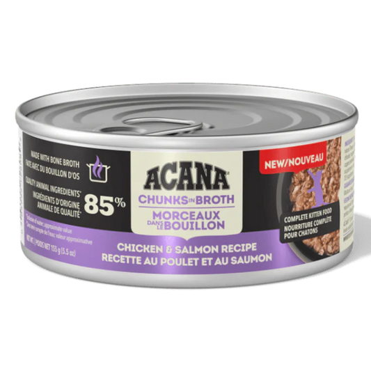Acana - Wet Kitten Food - Chicken & Salmon Chunks in Broth