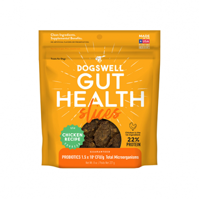 Dogswell Gut Health Slices Chicken Recipe 8oz