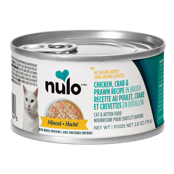 Nulo - No Grains Minced Chicken, Crab & Prawn in Broth