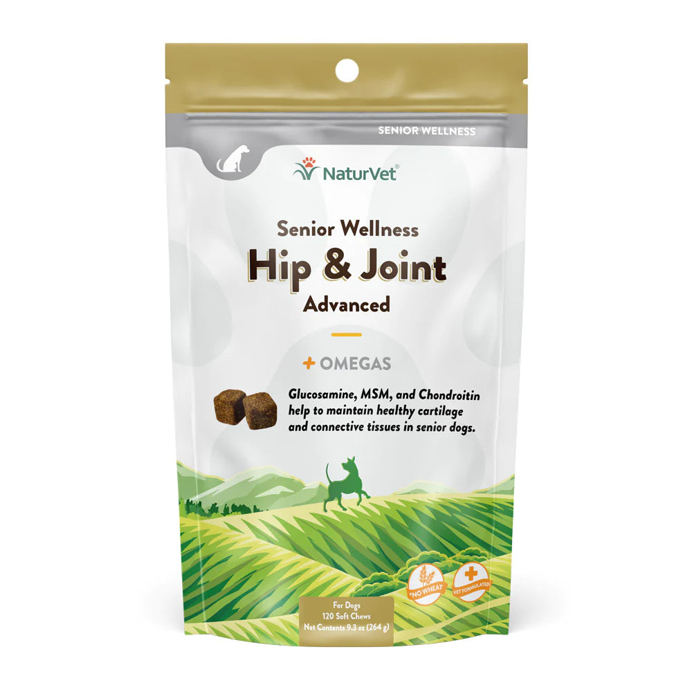 NaturVet - Senior Hip & Joint Soft Chews (120ct)