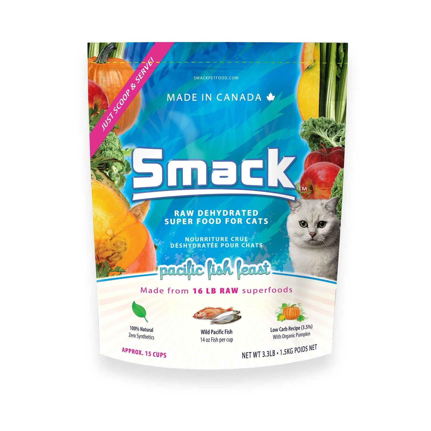 Smack - Raw Dehydrated Superfood For Cats