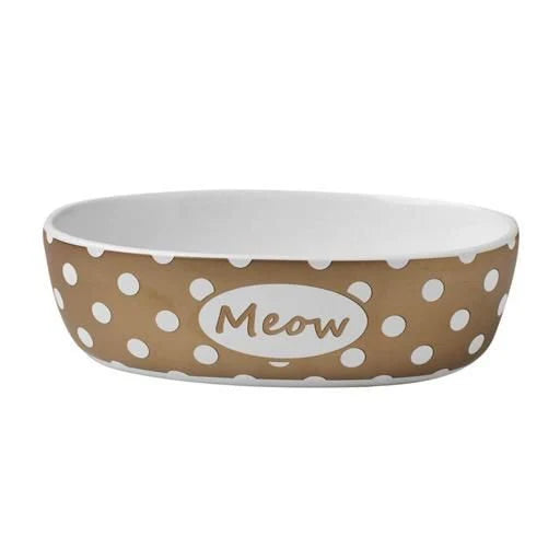 PetRageous - Be Dazzled Meow Cat Dish