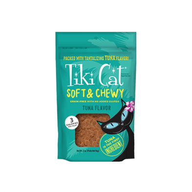 Tiki Cat - Grain Free Soft & Chewy Tuna Flavour Cat Treats 2oz