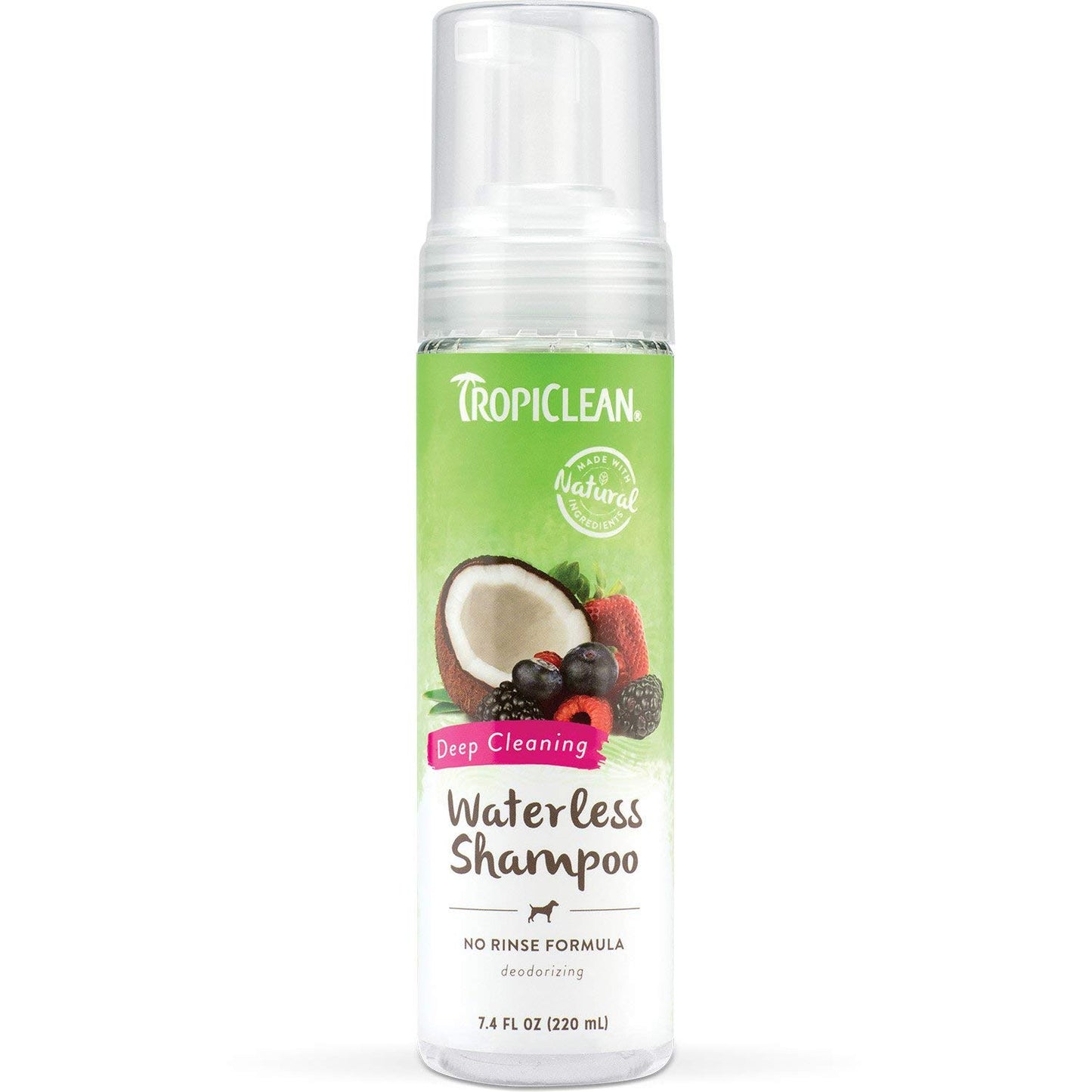 Tropiclean - Waterless Shampoo Deep Cleansing 7.4oz
