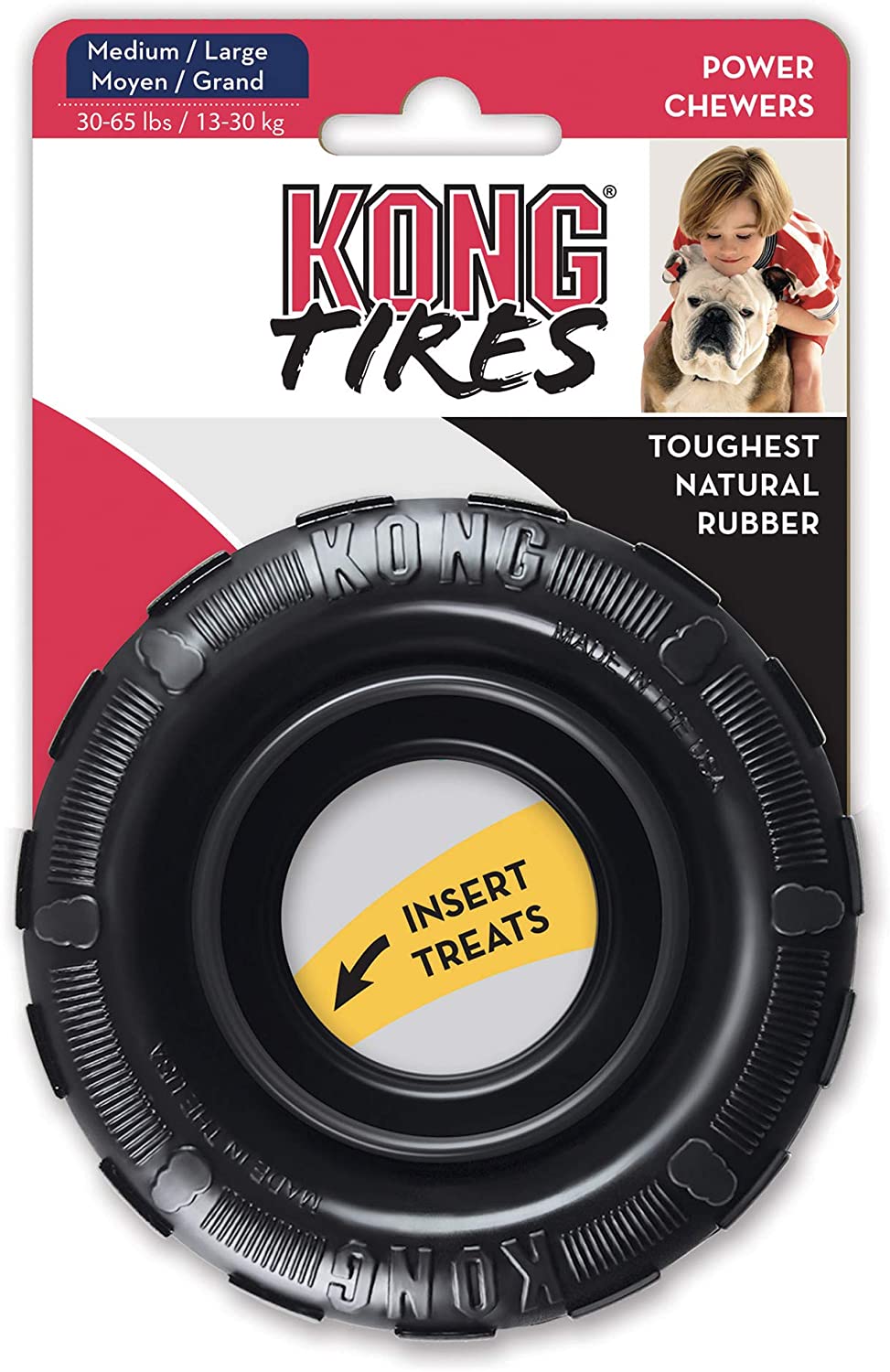 Kong - Traxxx Durable Tire Chew Toy