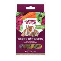 Living World - Small Animal Sticks Vegetable Flavour 60g