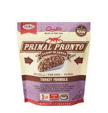 Primal - Frozen Pronto Turkey Cat Food 1lb