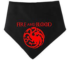 Silver Paw - Fire & Blood Bandana Dogs