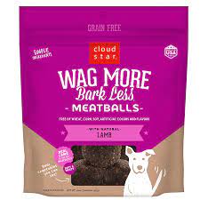Cloud Star - Grain Free Meatballs Lamb Recipe Dog Treat 14oz